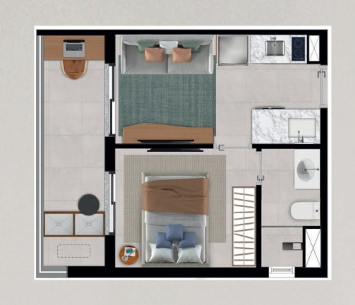 Studio com 1 Quarto à Venda, 24 m² em Pinheiros - São Paulo