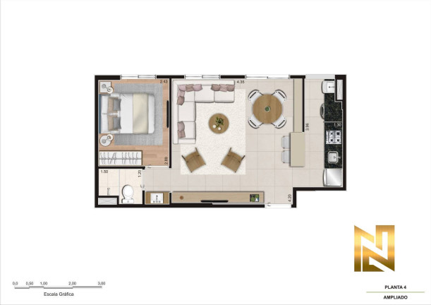 Imagem Apartamento com 2 Quartos à Venda, 38 m² em Vila Ré - São Paulo