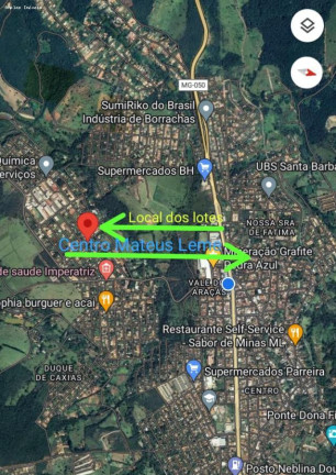 Imagem Terreno à Venda, 360 m² em Planalto - Mateus Leme