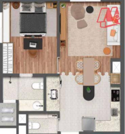 Imagem Apartamento com 1 Quarto à Venda, 49 m² em Jardim Botânico - Porto Alegre Imagem Apartamento com 1 Quarto à Venda, 49 m² em Jardim Botânico - Porto Alegre