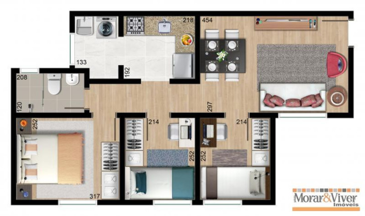 Imagem Apartamento com 3 Quartos à Venda, 53 m² em Santa Cândida - Curitiba Imagem Apartamento com 3 Quartos à Venda, 53 m² em Santa Cândida - Curitiba