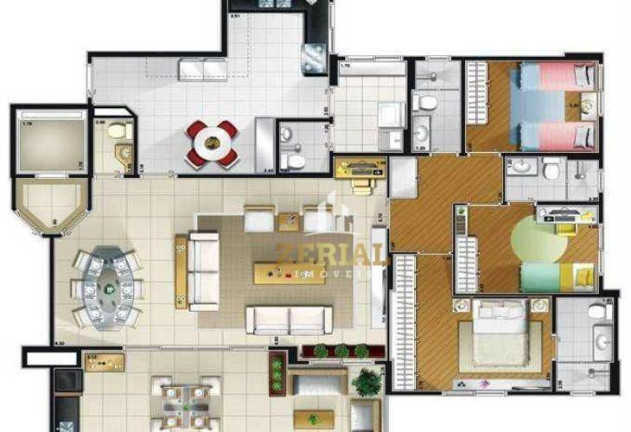 Imagem Apartamento com 3 Quartos à Venda, 146 m² em Barcelona - São Caetano Do Sul Imagem Apartamento com 3 Quartos à Venda, 146 m² em Barcelona - São Caetano Do Sul