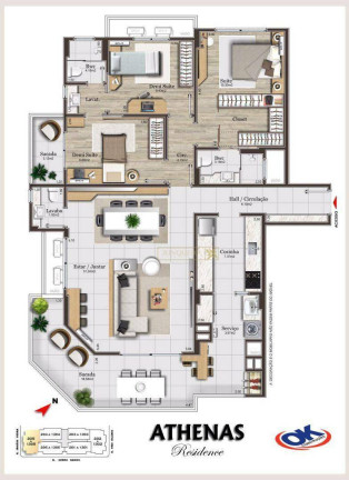 Imagem Apartamento com 3 Quartos à Venda, 134 m² em Campinas - São José Imagem Apartamento com 3 Quartos à Venda, 134 m² em Campinas - São José