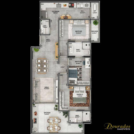 Imagem Apartamento com 3 Quartos à Venda, 105 m² em Boqueirão - Praia Grande Imagem Apartamento com 3 Quartos à Venda, 105 m² em Boqueirão - Praia Grande
