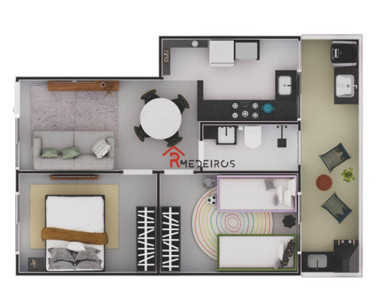 Imagem Casa com 2 Quartos à Venda, 43 m² em Ocian - Praia Grande Imagem Casa com 2 Quartos à Venda, 43 m² em Ocian - Praia Grande