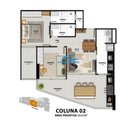 Imagem Apartamento com 3 Quartos à Venda, 108 m² Imagem Apartamento com 3 Quartos à Venda, 108 m²