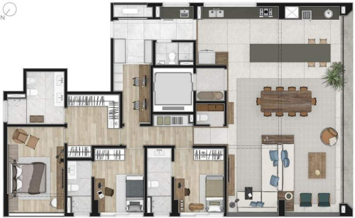 Imagem Apartamento com 2 Quartos à Venda, 137 m² em Pinheiros - São Paulo