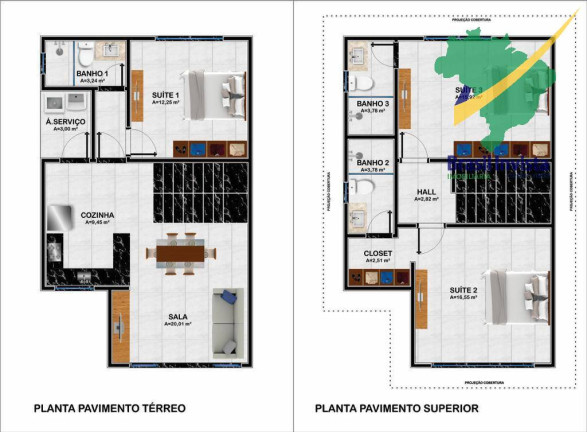 Imagem Apartamento com 3 Quartos à Venda, 124 m² em Taperapuãn - Porto Seguro Imagem Apartamento com 3 Quartos à Venda, 124 m² em Taperapuãn - Porto Seguro