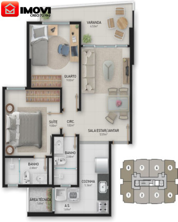Imagem Apartamento com 2 Quartos à Venda, 64 m² em Praia De Itaparica - Vila Velha Imagem Apartamento com 2 Quartos à Venda, 64 m² em Praia De Itaparica - Vila Velha
