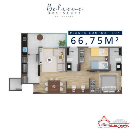 Imagem Apartamento com 2 Quartos à Venda, 66 m² em Jardim Ismênia - São José Dos Campos Imagem Apartamento com 2 Quartos à Venda, 66 m² em Jardim Ismênia - São José Dos Campos