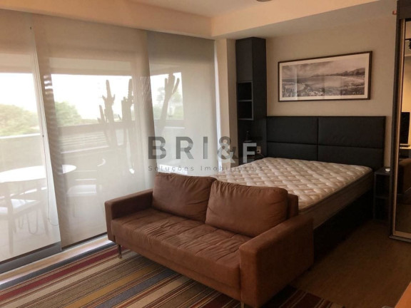 Imagem Apartamento com 1 Quarto para Alugar, 42 m² em Brooklin - São Paulo Imagem Apartamento com 1 Quarto para Alugar, 42 m² em Brooklin - São Paulo