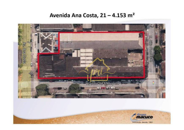 Imagem Loja para Alugar, 4.153 m² em Gonzaga - Santos