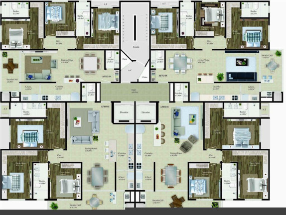 Imagem Cobertura com 3 Quartos à Venda, 289 m² em Praia Brava De Itajaí - Itajaí