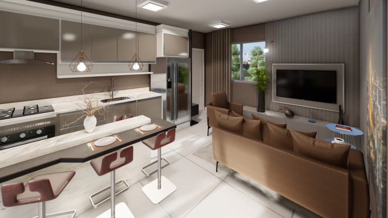 Imagem Apartamento com 2 Quartos à Venda, 67 m² em Integração - Passo Fundo