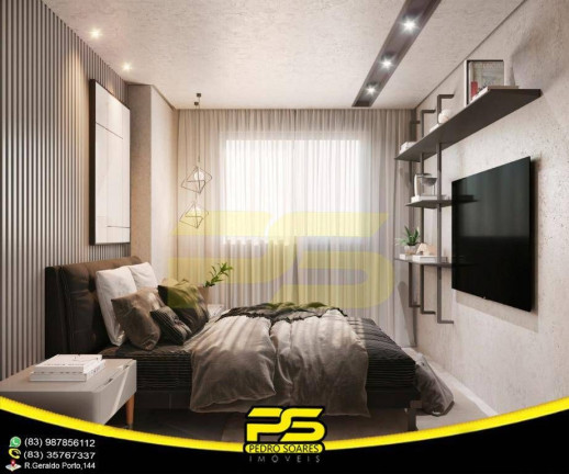 Apartamento com 3 Quartos à Venda, 90 m² em Aeroclube - João Pessoa