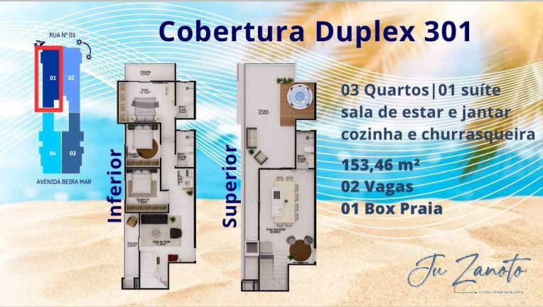 Imagem Apartamento com 3 Quartos à Venda, 153 m² em Saint Etiene - Matinhos Imagem Apartamento com 3 Quartos à Venda, 153 m² em Saint Etiene - Matinhos