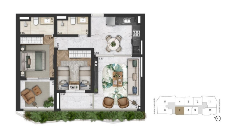 Imagem Imóvel com 2 Quartos à Venda, 83 m² em Consolação - São Paulo Imagem Imóvel com 2 Quartos à Venda, 83 m² em Consolação - São Paulo