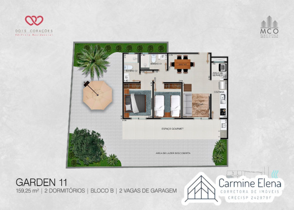 Apartamento com 2 Quartos à Venda, 109 m² em Itaguá - Ubatuba