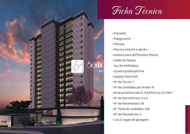 Imagem Apartamento com 2 Quartos à Venda, 66 m² em Condomínio Residencial Colinas Do Paratehy - São José Dos Campos Imagem Apartamento com 2 Quartos à Venda, 66 m² em Condomínio Residencial Colinas Do Paratehy - São José Dos Campos