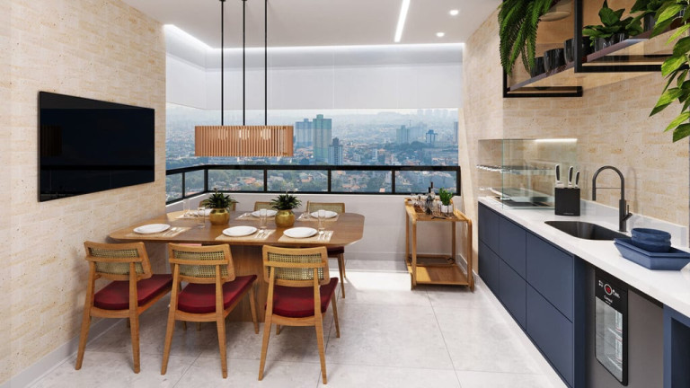 Imagem Apartamento com 3 Quartos à Venda, 83 m² em Vila Valparaíso - Santo André