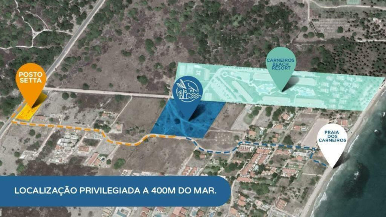 Imagem Flat à Venda, 22 m² em Carneiros - Tamandaré Imagem Flat à Venda, 22 m² em Carneiros - Tamandaré