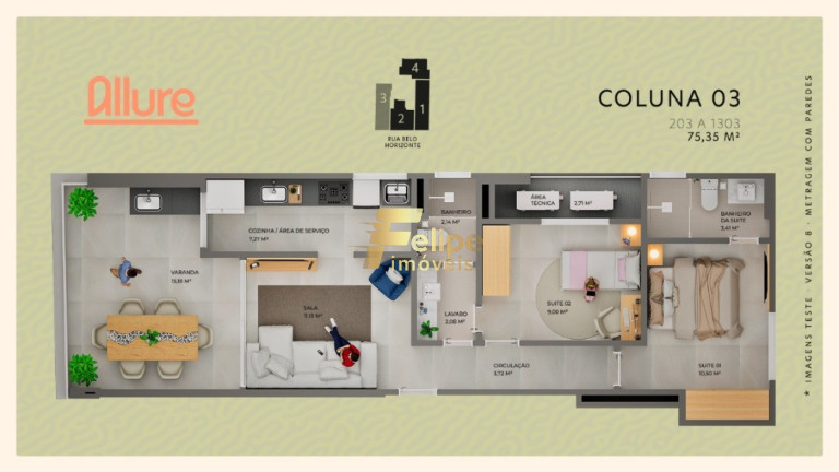 Imagem Imóvel com 2 Quartos à Venda, 58 m² em Praia Do Morro - Guarapari