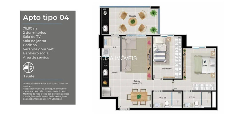 Imagem Apartamento com 2 Quartos à Venda, 80 m² em Jardim Sumaré - Ribeirão Preto Imagem Apartamento com 2 Quartos à Venda, 80 m² em Jardim Sumaré - Ribeirão Preto