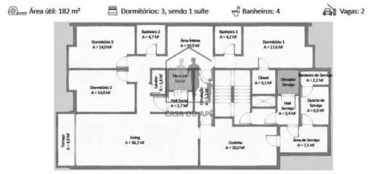 Imagem Apartamento com 3 Quartos à Venda, 182 m² em Indianópolis - São Paulo Imagem Apartamento com 3 Quartos à Venda, 182 m² em Indianópolis - São Paulo