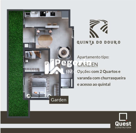 Imagem Apartamento com 2 Quartos à Venda, 47 m² em Alto Tarumã - Pinhais