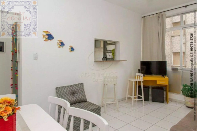 Imagem Apartamento com 1 Quarto à Venda, 54 m² em Boqueirão - Santos Imagem Apartamento com 1 Quarto à Venda, 54 m² em Boqueirão - Santos