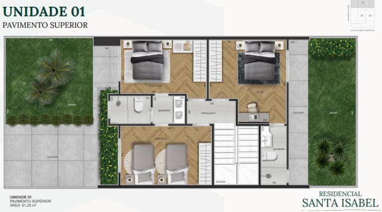 Imagem Apartamento com 3 Quartos à Venda, 122 m² em Silveira Da Motta - São José Dos Pinhais