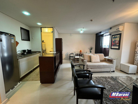 Apartamento com 1 Quarto para Alugar, 74 m² em Itaim Bibi - São Paulo