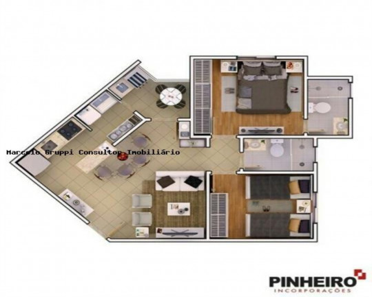 Imagem Apartamento com 3 Quartos à Venda, 68 m² em Jardim Bela Vista - Indaiatuba Imagem Apartamento com 3 Quartos à Venda, 68 m² em Jardim Bela Vista - Indaiatuba