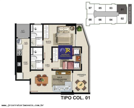 Imagem Imóvel com 2 Quartos à Venda, 63 m² em Praia De Itaparica - Vila Velha