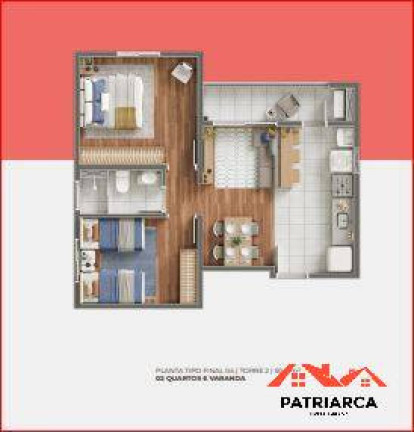 Imagem Apartamento com 2 Quartos à Venda, 50 m² em Jardim Nova Alvorada - Hortolândia Imagem Apartamento com 2 Quartos à Venda, 50 m² em Jardim Nova Alvorada - Hortolândia
