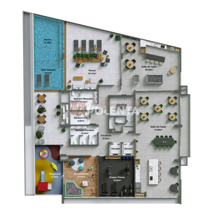 Imagem Apartamento com 2 Quartos à Venda, 102 m² em Centro - Criciúma Imagem Apartamento com 2 Quartos à Venda, 102 m² em Centro - Criciúma