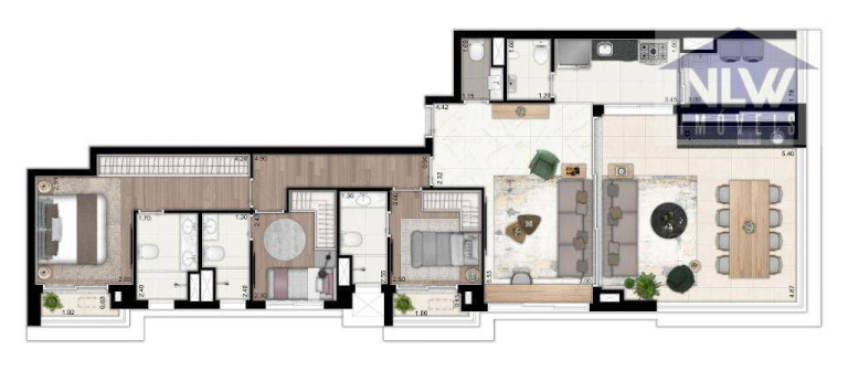 Imagem Apartamento com 3 Quartos à Venda, 131 m² em Brooklin - São Paulo Imagem Apartamento com 3 Quartos à Venda, 131 m² em Brooklin - São Paulo