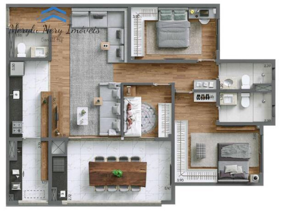 Imagem Apartamento com 3 Quartos à Venda, 98 m² em Ipiranga - São Paulo