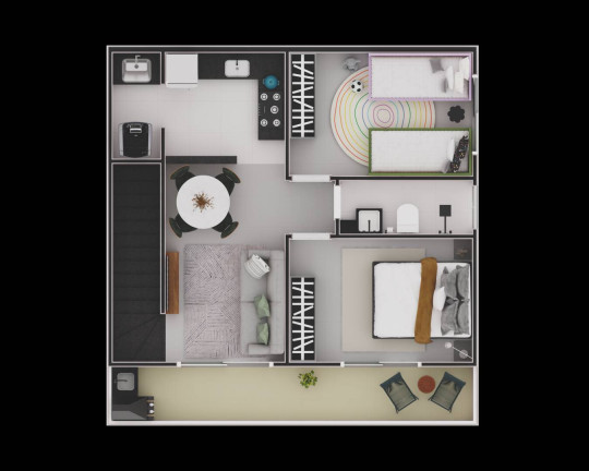 Imagem Casa com 2 Quartos à Venda, 55 m² em Ocian - Praia Grande