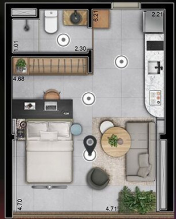 Imagem Imóvel com 1 Quarto à Venda, 32 m² em Chac Santo Antônio - São Paulo Imagem Imóvel com 1 Quarto à Venda, 32 m² em Chac Santo Antônio - São Paulo