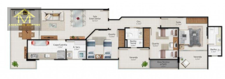 Imagem Apartamento com 3 Quartos à Venda, 111 m² em Praia Do Morro - Guarapari Imagem Apartamento com 3 Quartos à Venda, 111 m² em Praia Do Morro - Guarapari