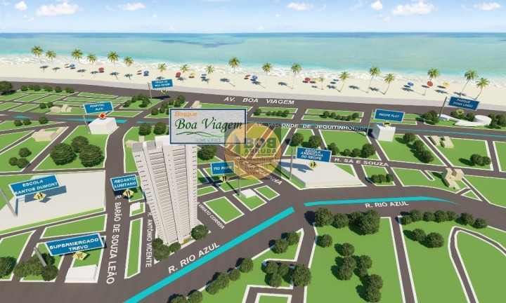 Apartamento com 2 Quartos à Venda, 47 m² em Boa Viagem - Recife