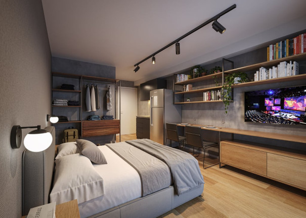 Imagem Studio com 1 Quarto à Venda, 24 m² em Santa Cecília - São Paulo Imagem Studio com 1 Quarto à Venda, 24 m² em Santa Cecília - São Paulo