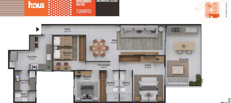 Imagem Apartamento com 3 Quartos à Venda, 121 m² em Barra Da Tijuca - Rio De Janeiro
