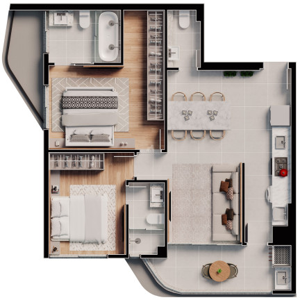 Imagem Apartamento com 2 Quartos à Venda, 72 m² em São Judas - Itajaí