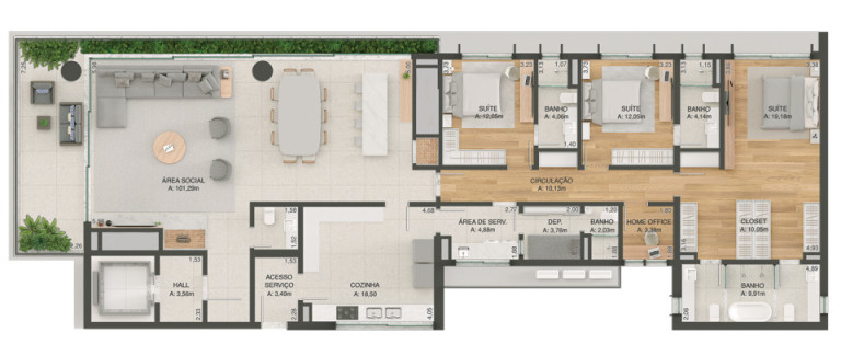 Imagem Apartamento com 3 Quartos à Venda, 314 m² em Bela Vista - Porto Alegre Imagem Apartamento com 3 Quartos à Venda, 314 m² em Bela Vista - Porto Alegre
