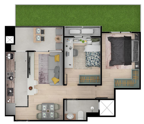 Imagem Apartamento com 2 Quartos à Venda, 55 m² em Vila Yolanda - Foz Do Iguaçu