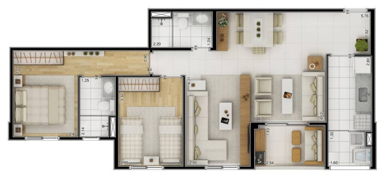 Imagem Apartamento com 2 Quartos para Alugar, 70 m² em água Branca - São Paulo Imagem Apartamento com 2 Quartos para Alugar, 70 m² em água Branca - São Paulo
