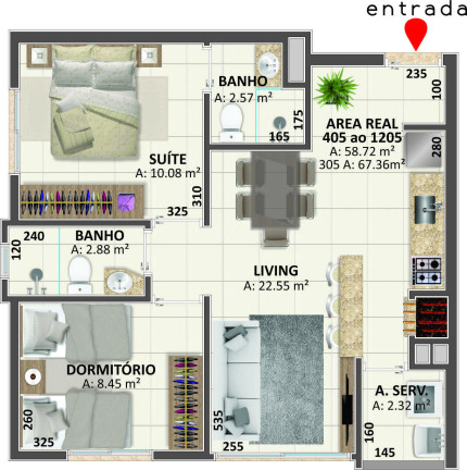 Imagem Apartamento com 1 Quarto à Venda, 62 m² em Centro - Capão Da Canoa Imagem Apartamento com 1 Quarto à Venda, 62 m² em Centro - Capão Da Canoa