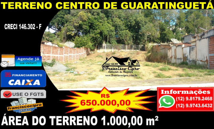Imagem Terreno à Venda, 1.000 m² em Pedreira - Guaratinguetá Imagem Terreno à Venda, 1.000 m² em Pedreira - Guaratinguetá